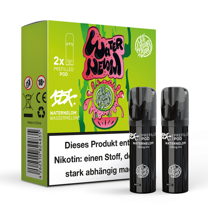 2x 187 Strassenbande Einweg Pod Waternelom 20mg Nikotinsalz 2ml