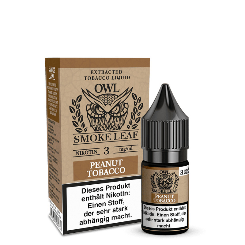 OWL Smoke Leaf Peanut Tobacco Liquid 3mg