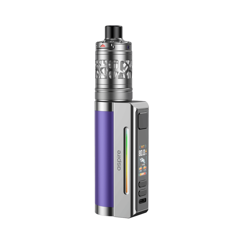 Aspire Zelos M80 Kit Purple Silver