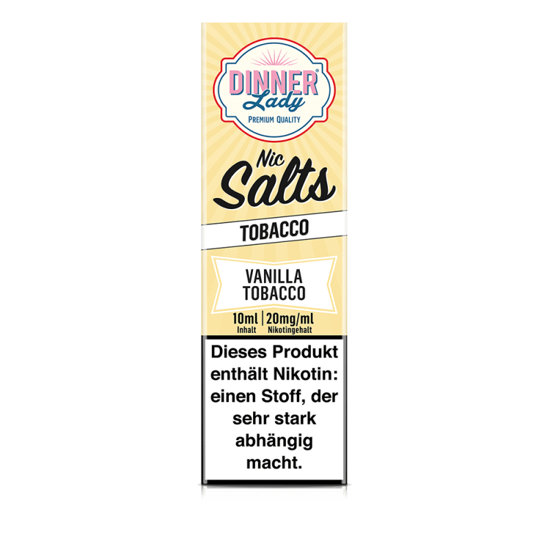 Liquid Vanilla Tobacco - Dinner Lady Nikotinsalz 20mg
