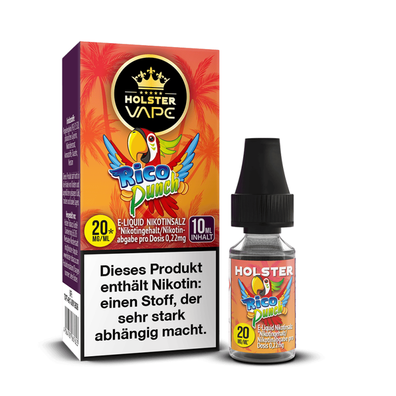 Holster Nikotinsalz - Rico Punch - Liquid 20mg