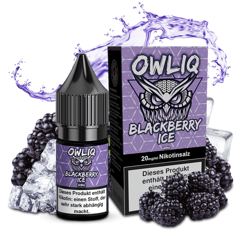 Liquid Blackberry Ice - OWLIQ Nikotinsalz 20mg