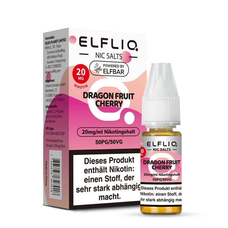 Elfliq by Elfbar Nikotinsalz - Dragon Fruit Cherry - Liquid 20mg 10ml