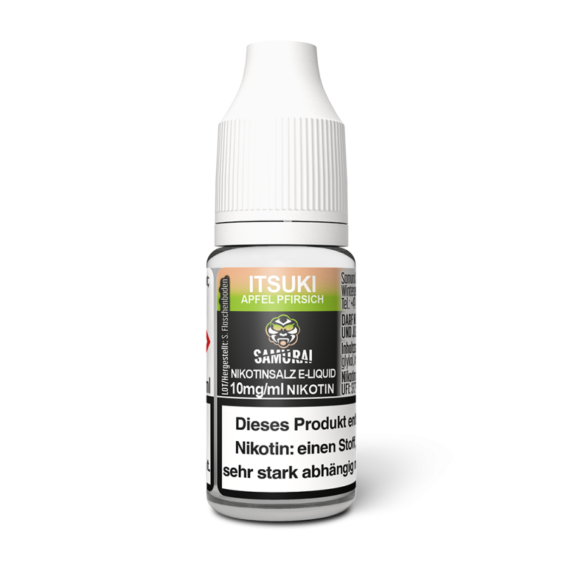 Liquid Itsuki Apfel Pfirsich - Samurai Nikotinsalz 10mg