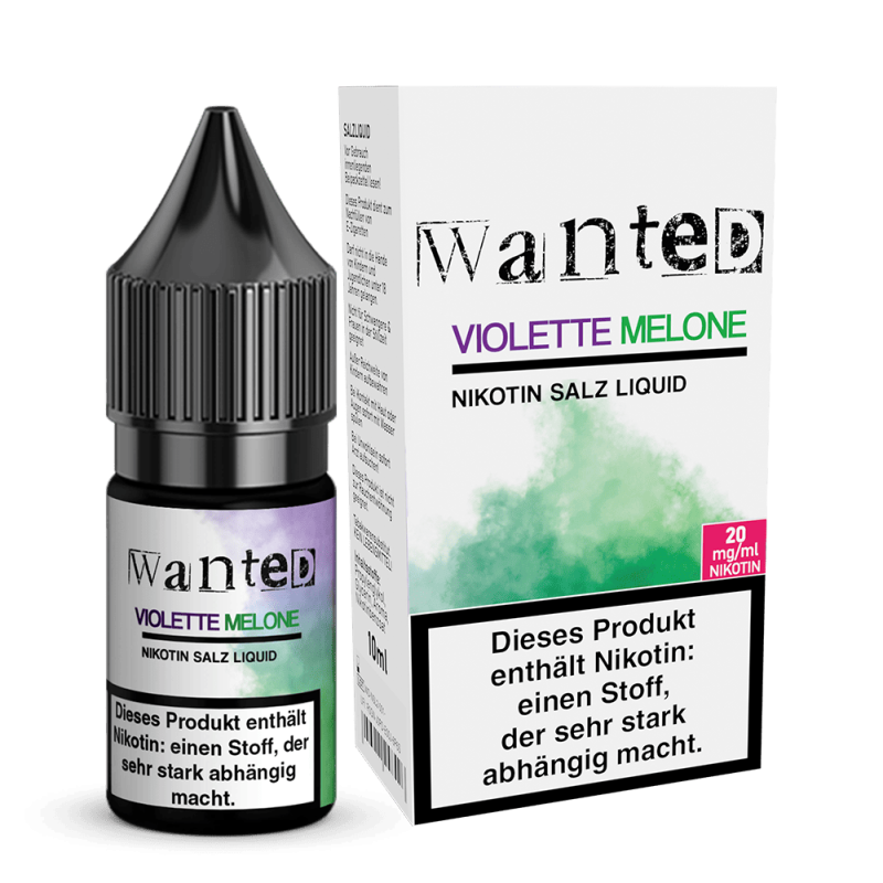 Wanted Nikotinsalz - violette Melone - Overdosed 10ml Liquid 20mg