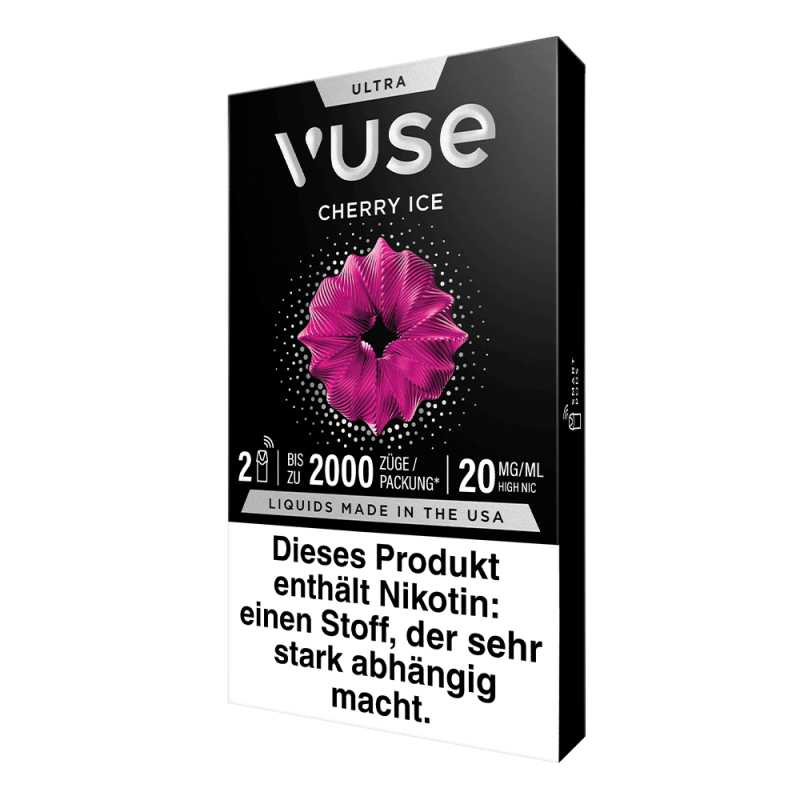 2x Vuse Ultra Pods Cherry Ice 20mg