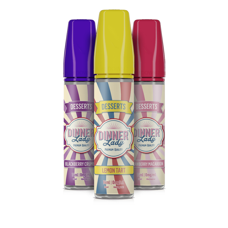 Dinner Lady Aroma Longfill - Strawberry Macaroon - 14ml in 60ml Flasche  C