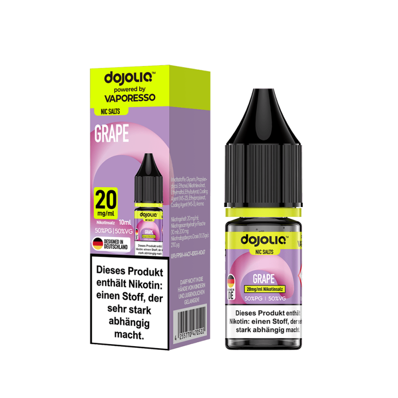 Dojoliq Nikotinsalz - Grape - 10ml Liquid 20mg