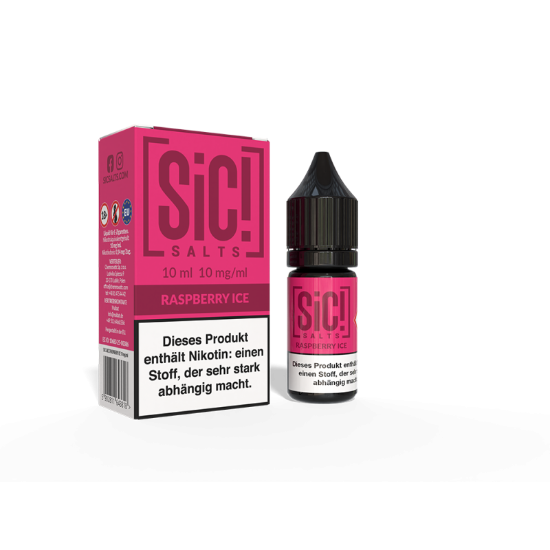 SIC Nikotinsalz Raspberry Ice 10ml Liquid 10mg