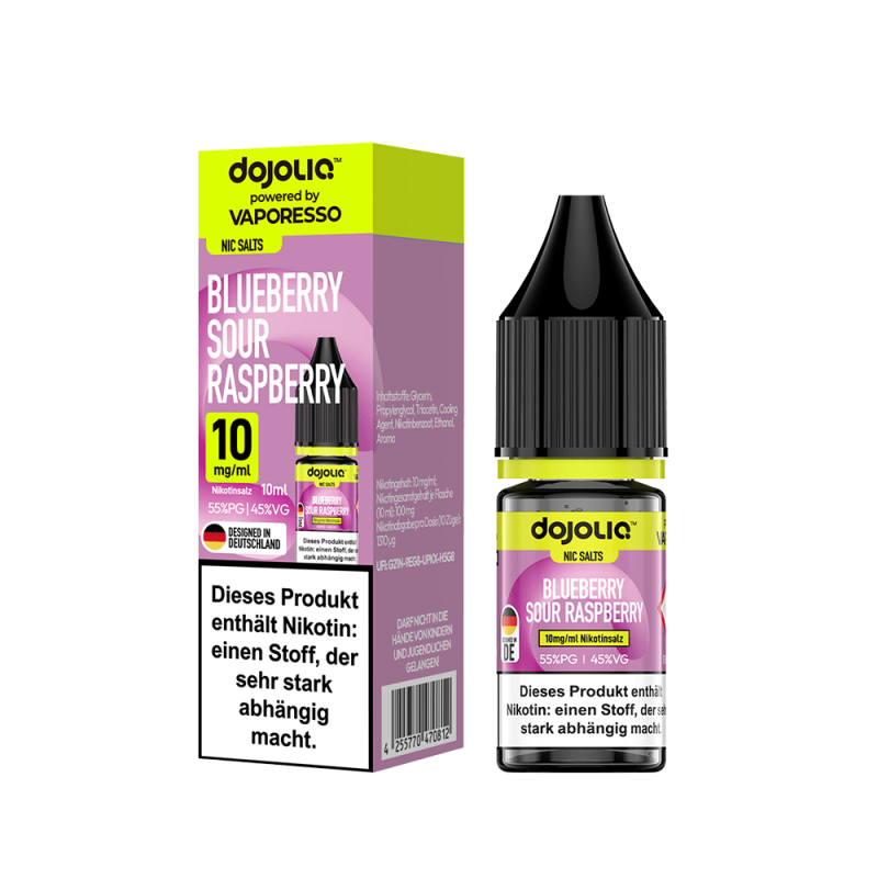 Dojoliq Nikotinsalz Blueberry Sour Raspberry Liquid