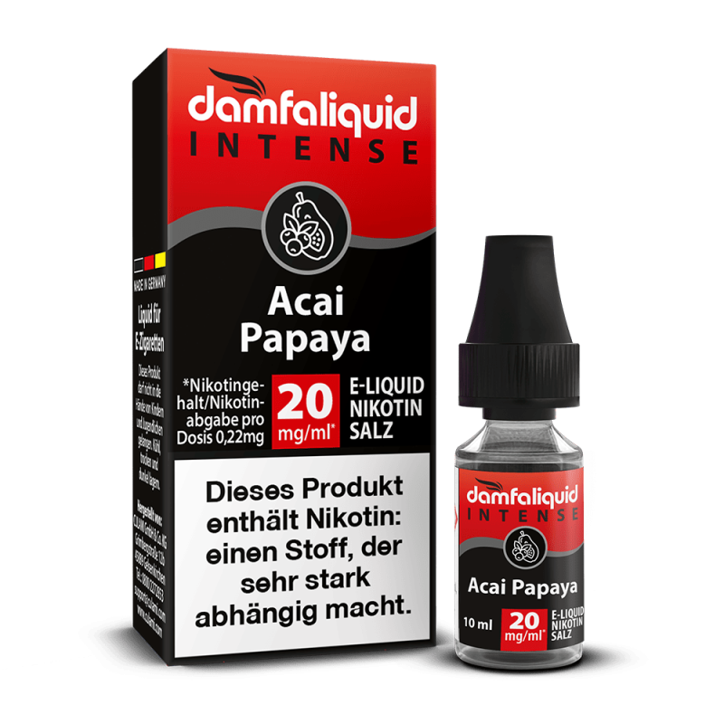 damfaliquid Nikotinsalz - Acai Papaya 20mg 10ml INTENSE