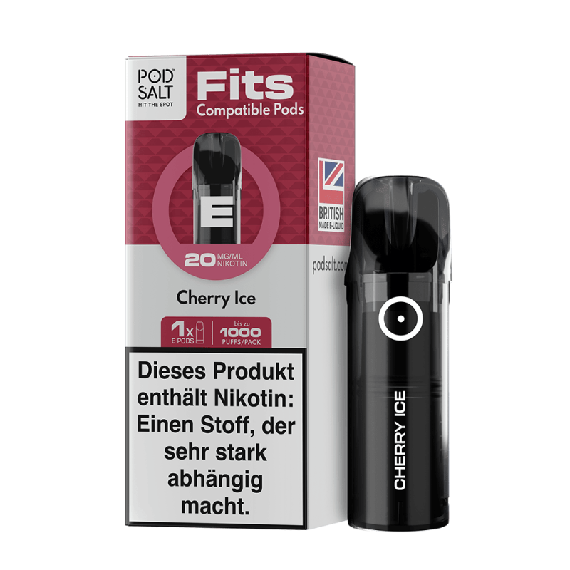 Pod Salt Fits Pods Einweg Pod - Cherry Ice - 20mg Nikotinsalz 2ml