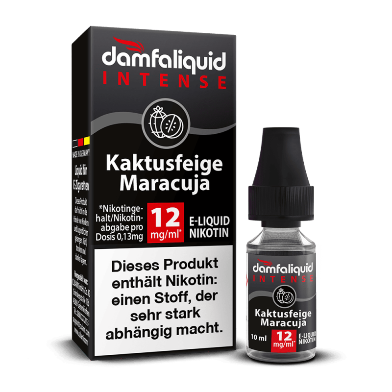 damfaliquid - Kaktusfeige Maracuja 12mg 10ml INTENSE