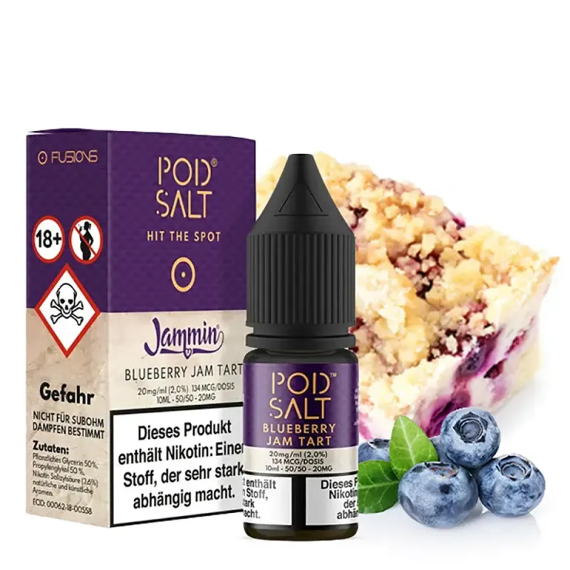 Pod Salt Fusions Blueberry Jam Tart Nikotinsalz