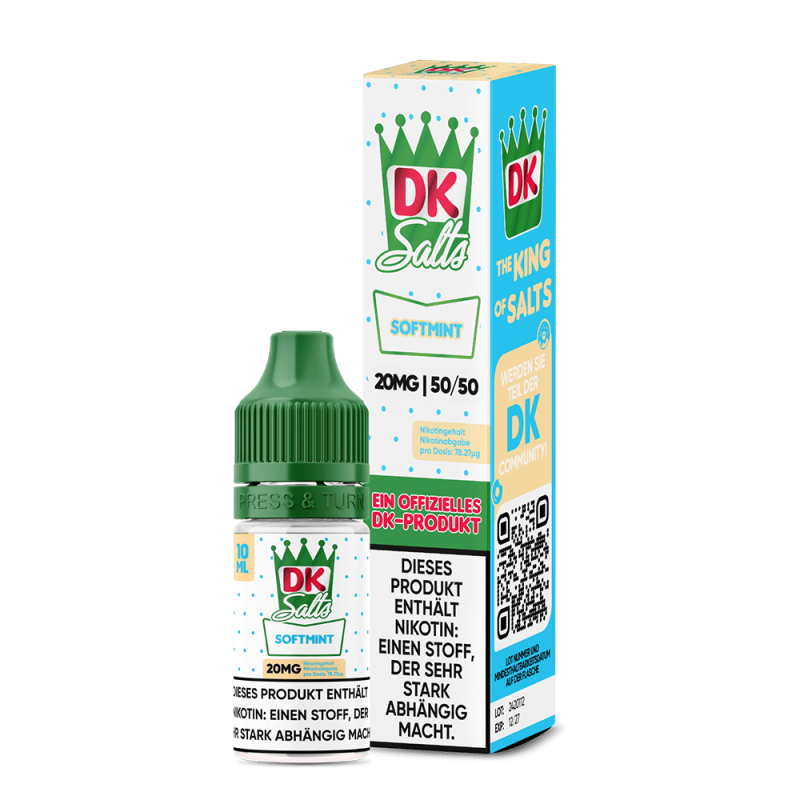 DK Salts Nikotinsalz - Softmint - Liquid 20mg 10ml  C