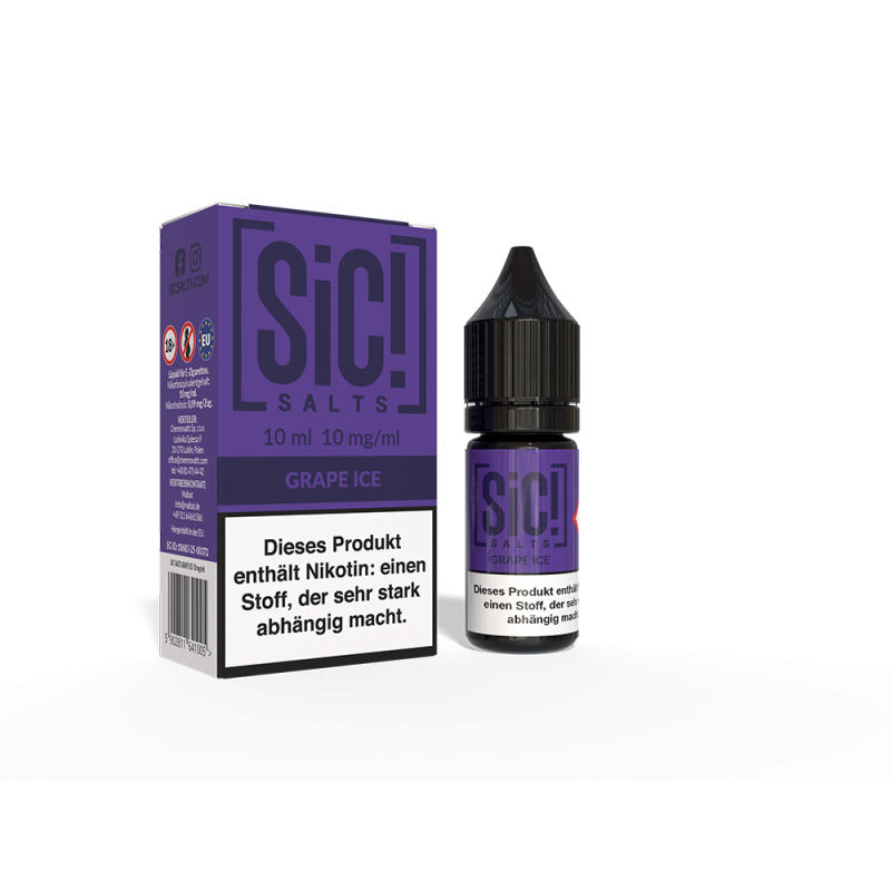 SIC Nikotinsalz Grape Ice 10ml Liquid 10mg