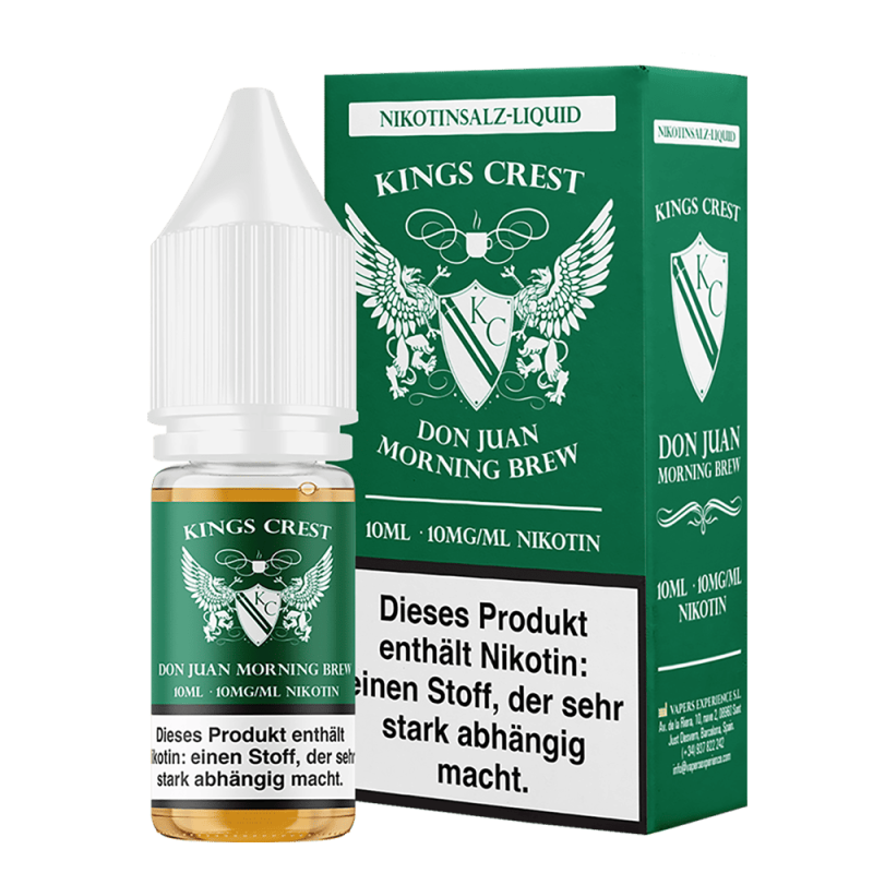 Kings Crest Nikotinsalz - Don Juan Morning Brew - 10mg