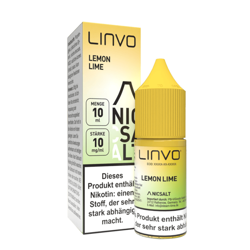 Linvo Nikotinsalz - Lemon Lime - Liquid 10mg 10ml