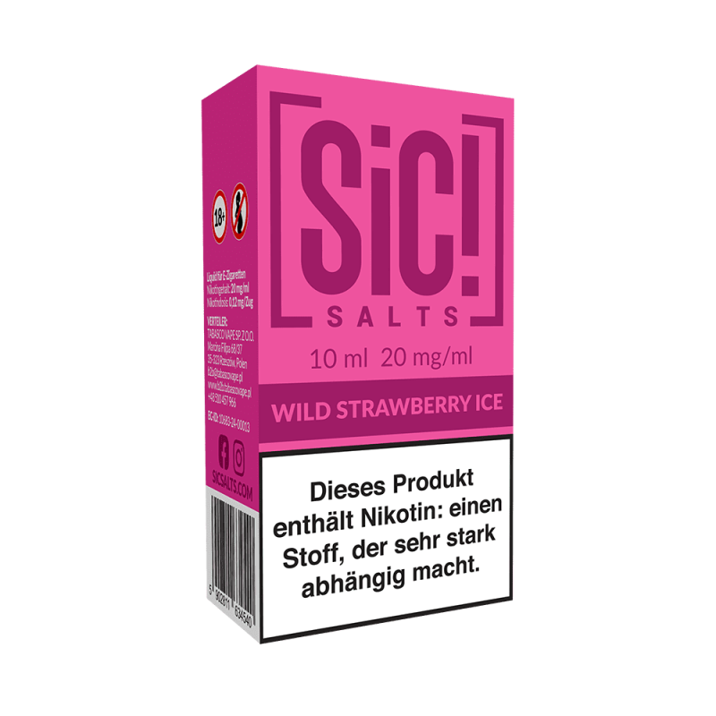 Liquid Wild Strawberry Ice - SIC Nikotinsalz 20mg