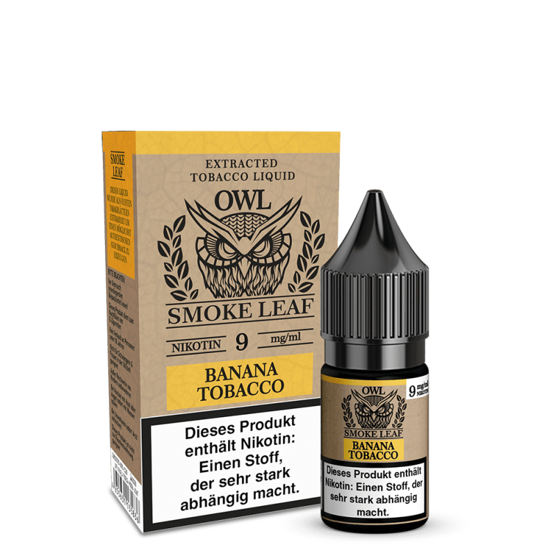 OWL Smoke Leaf Banana Tobacco Liquid 9mg