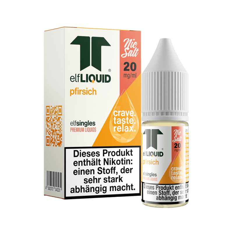 Elf-Liquid - Pfirsich - Nikotinsalz Liquid 20mg