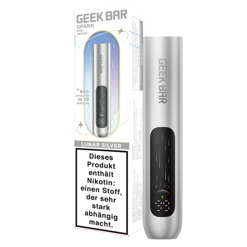 Geek Bar Spark Device Lunar Silver
