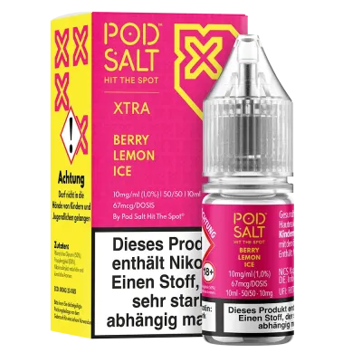 Liquid Berry Lemon Ice - Pod Salt Xtra Nikotinsalz 10mg