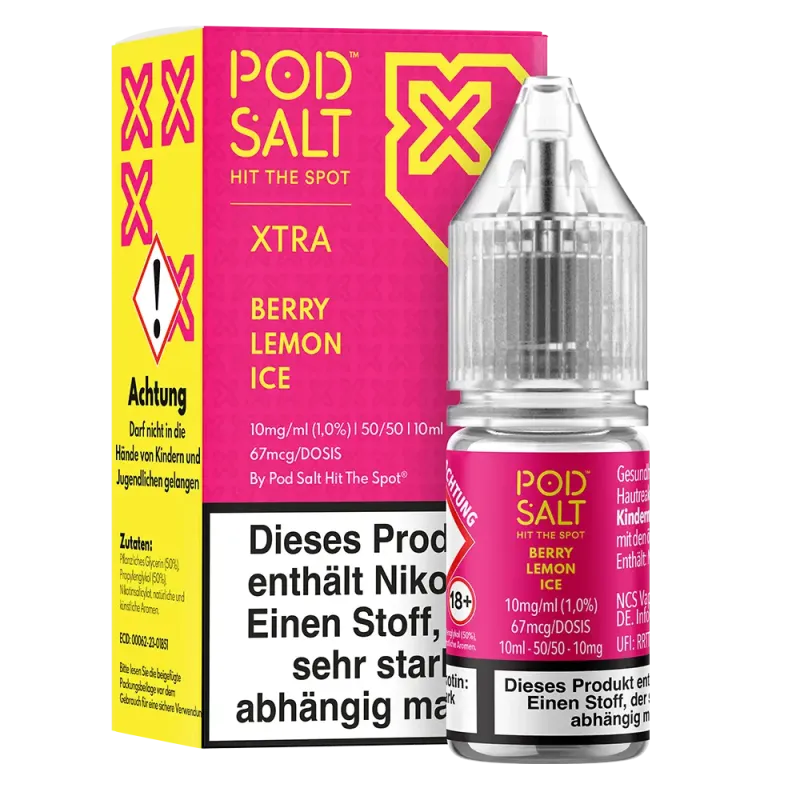 Liquid Berry Lemon Ice - Pod Salt Xtra Nikotinsalz 10mg