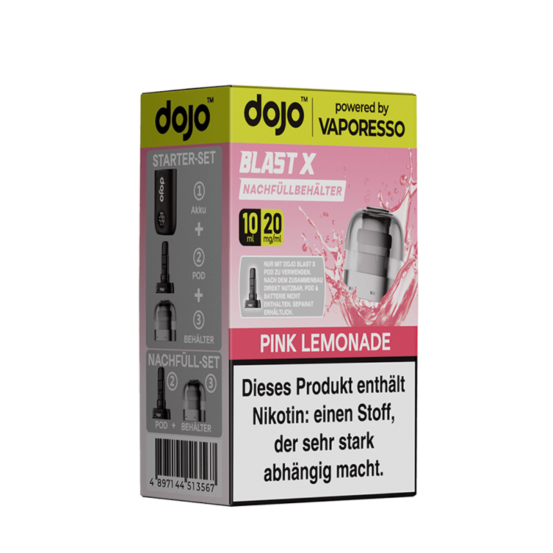 Vaporesso DOJO Blast X Pink Lemonade Pod 20mg 10ml