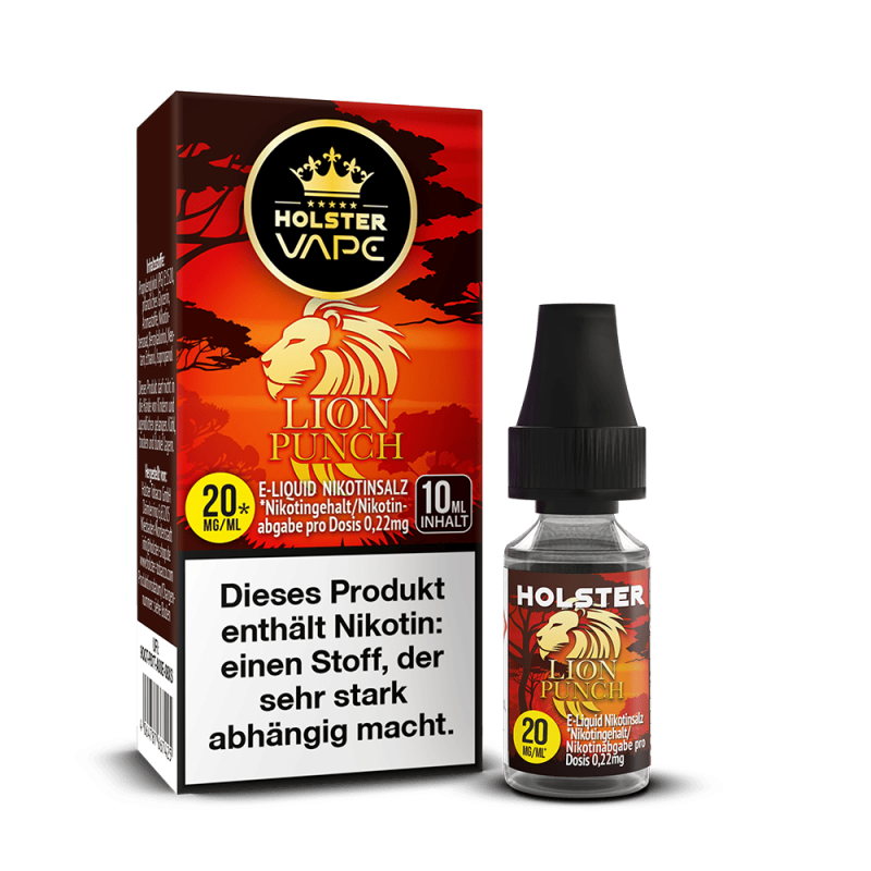 Holster Nikotinsalz - Lion Punch - Liquid 20mg