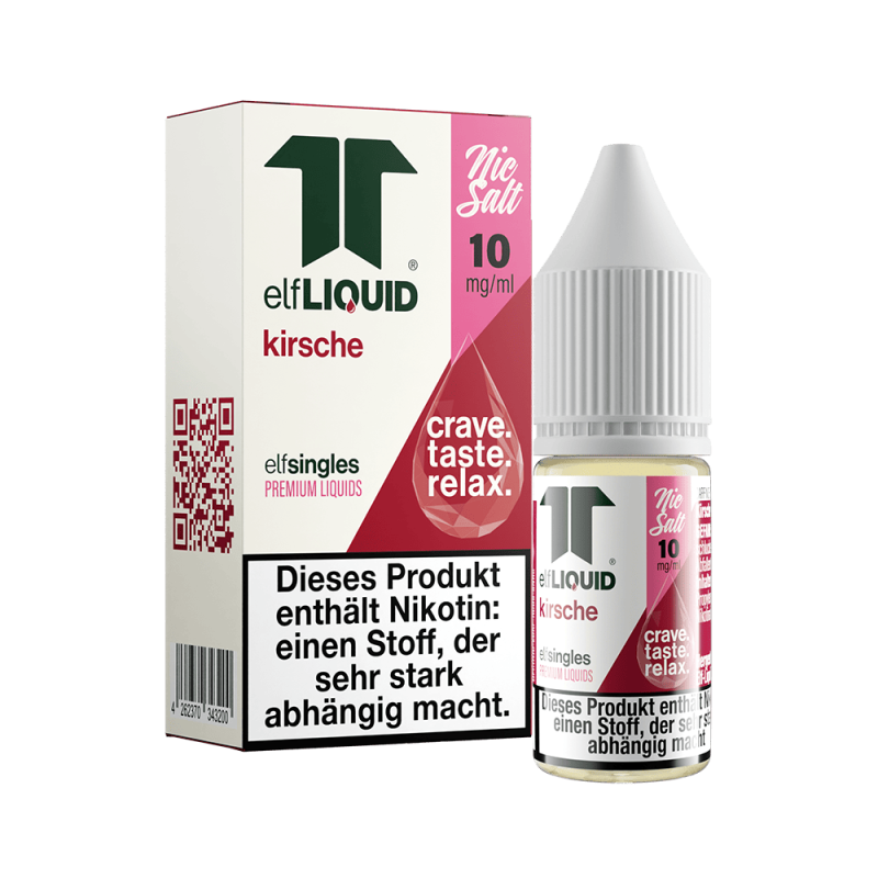 Elf-Liquid - Kirsche - Nikotinsalz Liquid 10mg