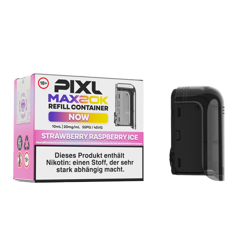 PIXL MAX 20K Strawberry Raspberry Ice Liquid-Pod 10 ml - 20 mg Nikotinsalz