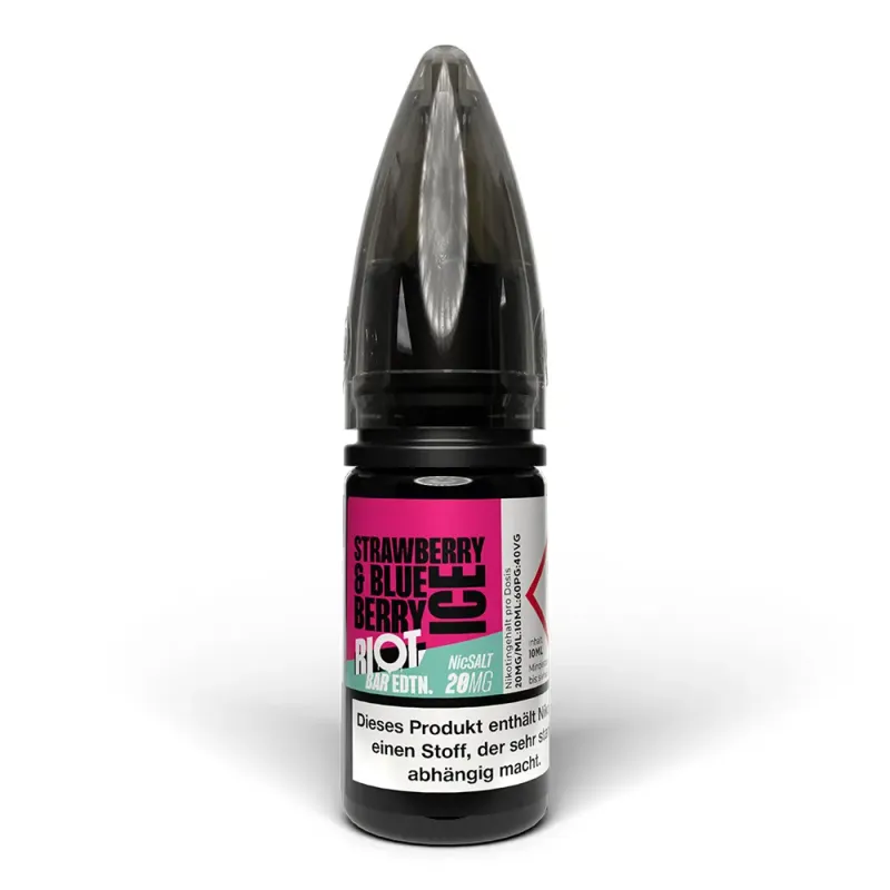 Liquid Strawberry Blueberry Ice - RIOT BAR EDTN Nikotinsalz 20mg