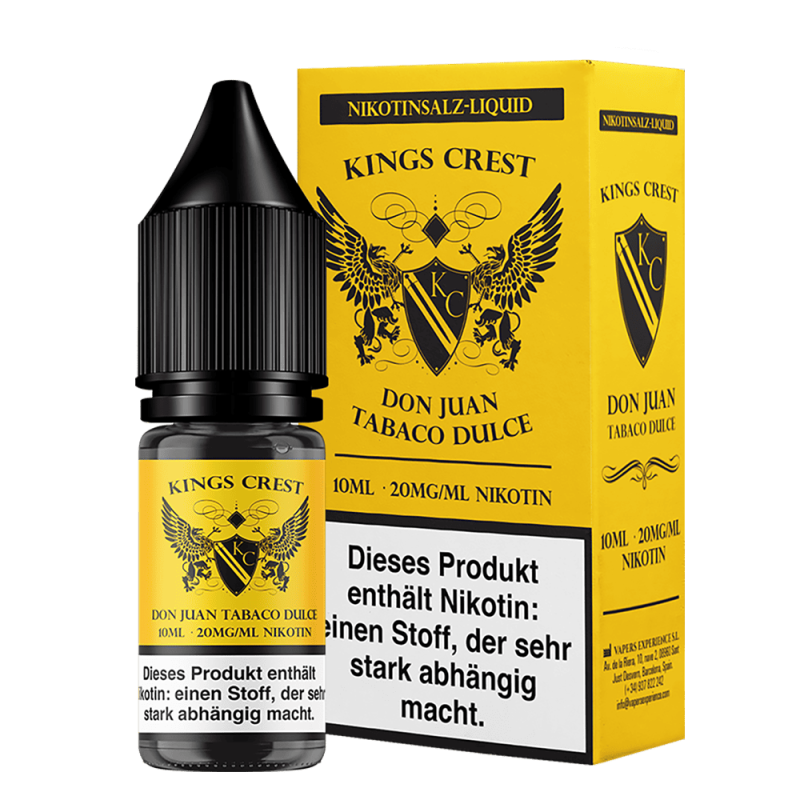 Kings Crest Nikotinsalz - Don Juan Tobaco Dulce - 20mg