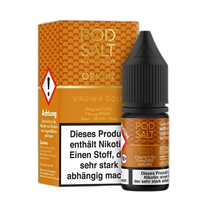 Liquid Virginia (Gold) - Pod Salt Core Nikotinsalz 11mg