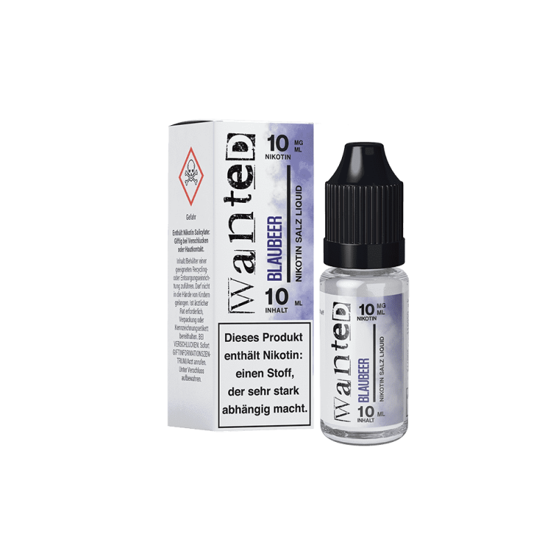 Liquid Blaubeer - Wanted Overdosed Nikotinsalz 10mg