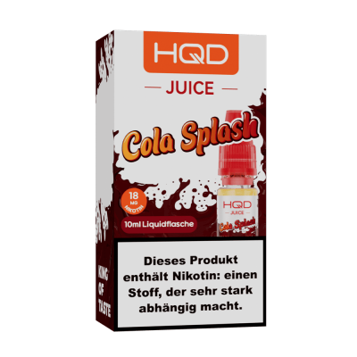 HQD Juice Cola Splash Nikotinsalz Liquid 18 mg