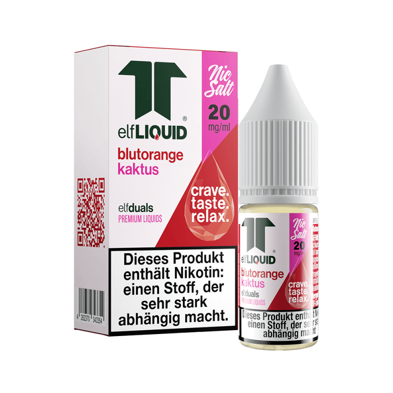 Elf-Liquid - Blutorange Kaktus - Nikotinsalz Liquid 20mg