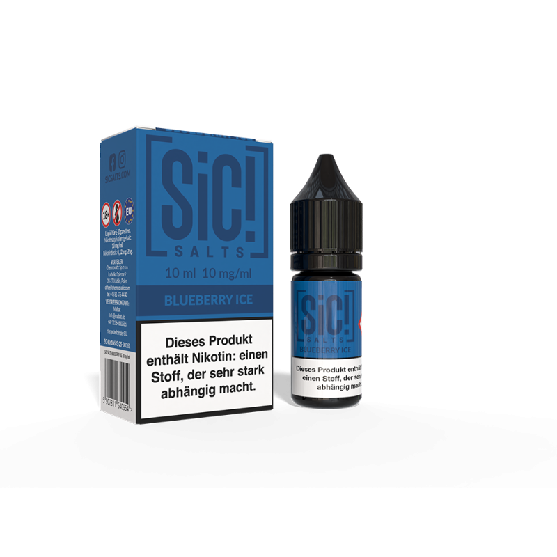 SIC Nikotinsalz Blueberry Ice 10ml Liquid 10mg