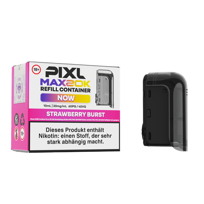 PIXL MAX 20K Strawberry Burst Liquid-Pod 10 ml - 20 mg Nikotinsalz
