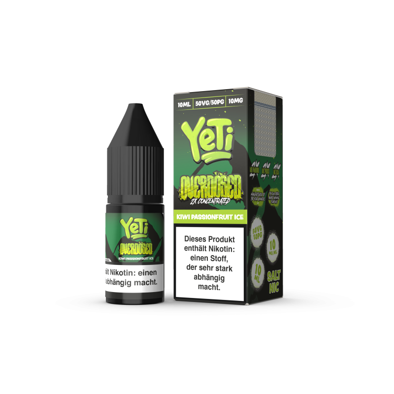 Liquid Kiwi Passionsfruit Ice - Yeti Overdosed Nikotinsalz