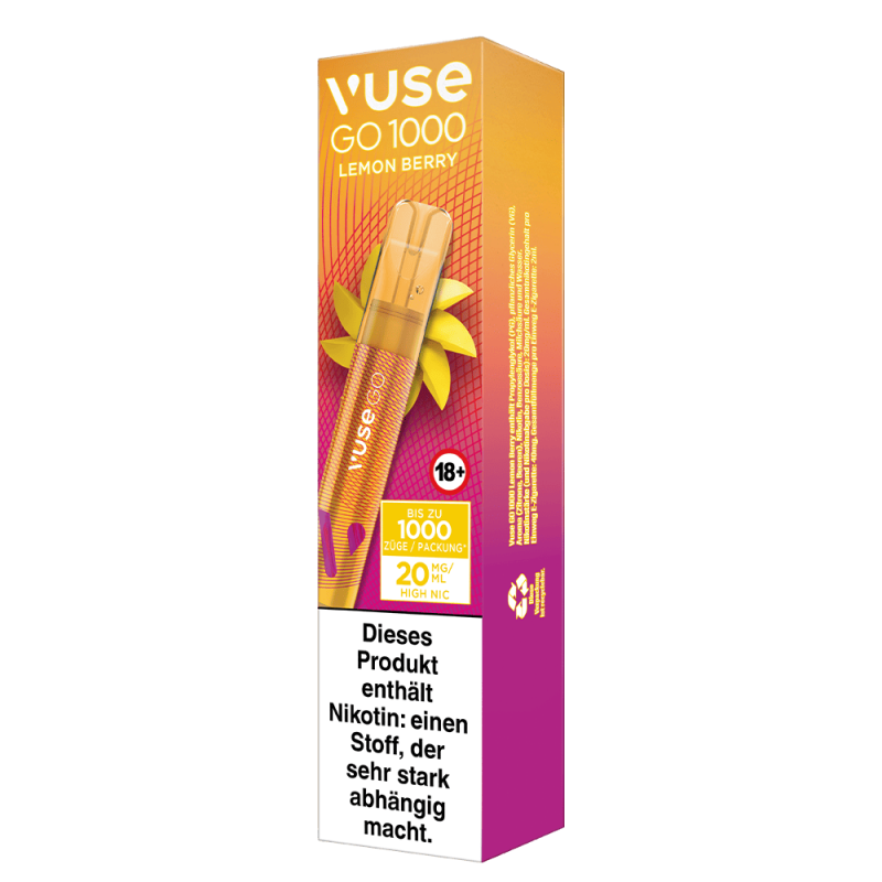 Vuse GO 1000 Lemon Berry 20mg