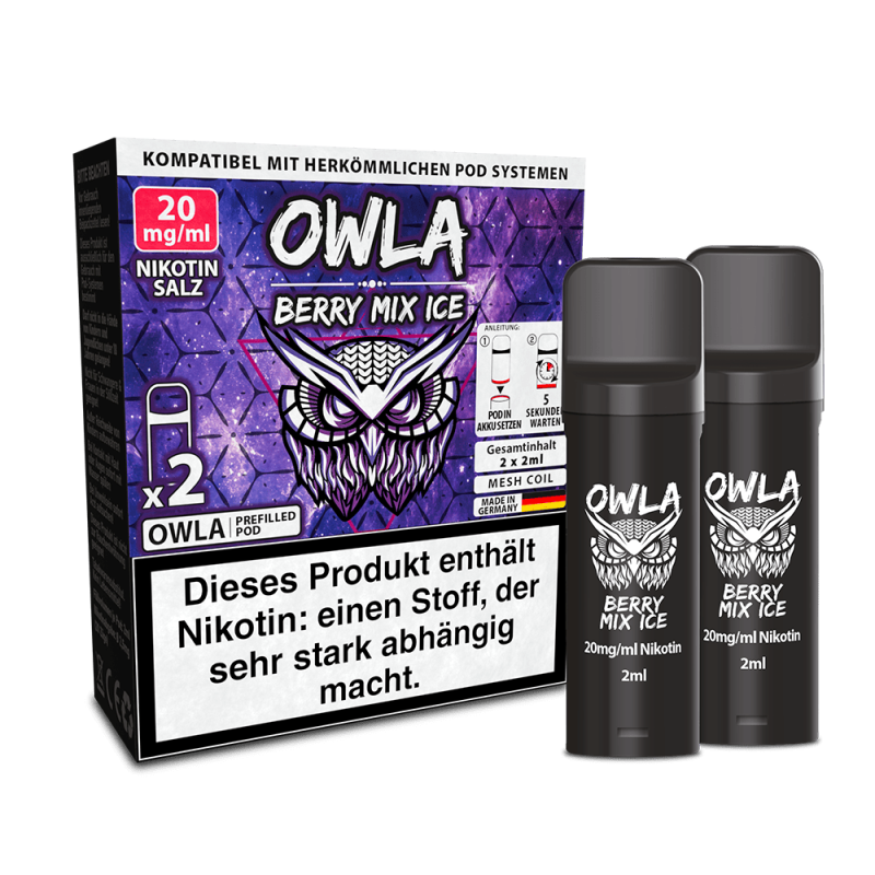 OWLA Pod - Berry Mix Ice - 20mg Nikotinsalz