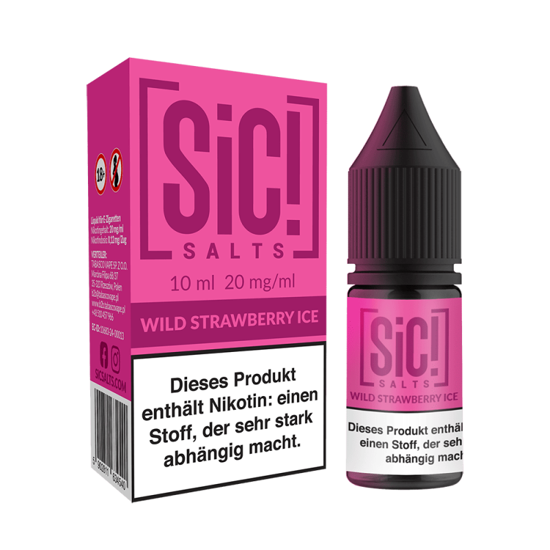 Liquid Wild Strawberry Ice - SIC Nikotinsalz 20mg