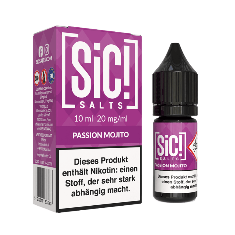 SIC Nikotinsalz Liquid - Passion Mojito - 20mg