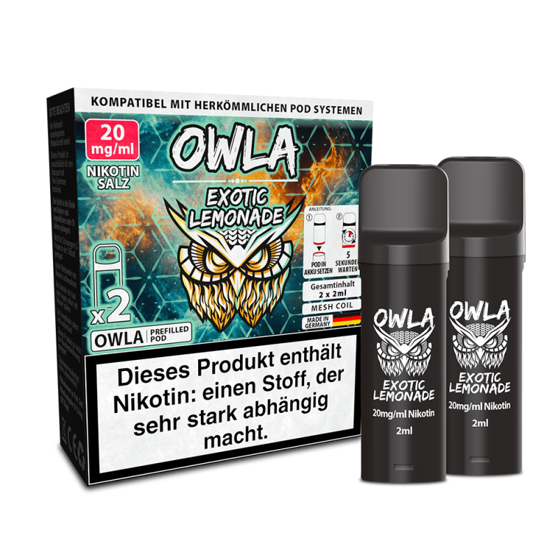 OWLA Pods - Exotic Lemonade - 20mg Nikotinsalz