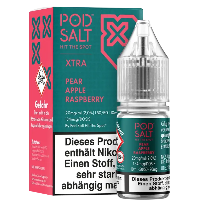 Liquid Pear Apple Raspberry - Pod Salt Xtra Nikotinsalz 20mg