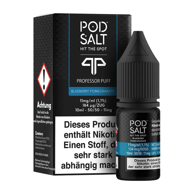 Liquid Blueberry Pomegranate - Pod Salt Fusion Nikotinsalz 11mg