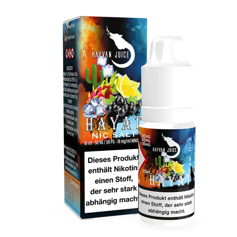Hayvan Juice Hayat Nikotinsalz-Liquid 18 mg 10 ml