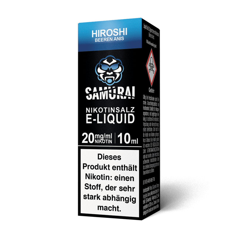 Liquid Hiroshi Beeren Anis - Samurai Nikotinsalz 20mg